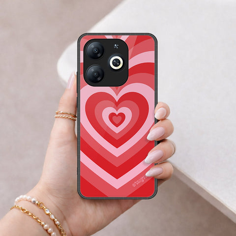 itel P55 4G Cover - O'Nation Heartbeat Series - HQ Ultra Shine Premium Infinity Glass Soft Silicon Borders Case