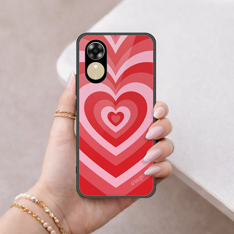 Oppo A17k Cover - O'Nation Heartbeat Series - HQ Ultra Shine Premium Infinity Glass Soft Silicon Borders Case