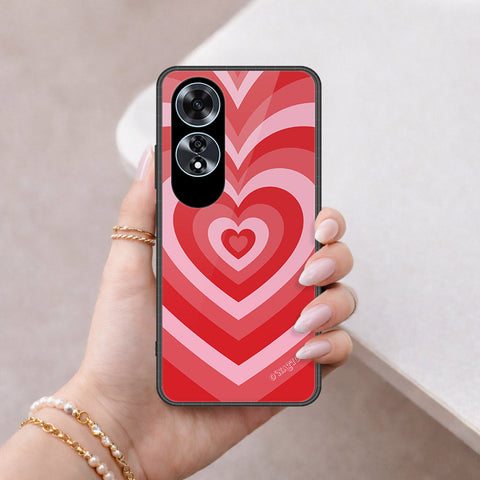 Oppo A60 Cover - O'Nation Heartbeat Series - HQ Ultra Shine Premium Infinity Glass Soft Silicon Borders Case