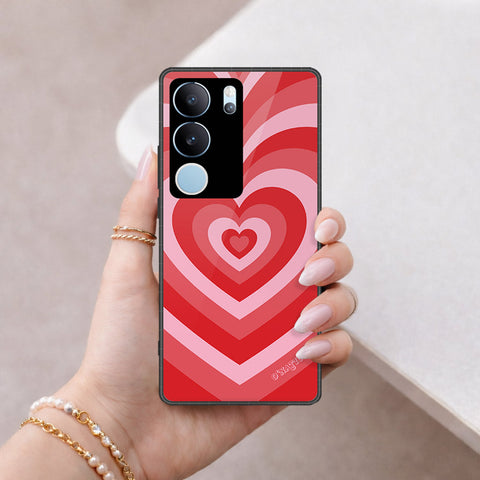 Vivo S17 Cover - O'Nation Heartbeat Series - HQ Ultra Shine Premium Infinity Glass Soft Silicon Borders Case
