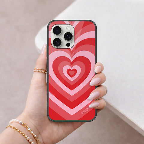 iPhone 16 Pro - O'Nation Heartbeat Series - HQ Ultra Shine Premium Infinity Glass Soft Silicon Borders Case