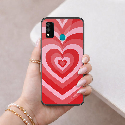 Huawei Y8s Cover - O'Nation Heartbeat Series - HQ Ultra Shine Premium Infinity Glass Soft Silicon Borders Case