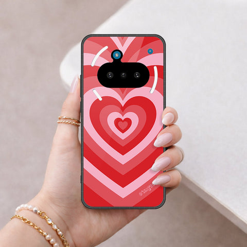 Nothing Phone 3a Cover - O'Nation Heartbeat Series - HQ Ultra Shine Premium Infinity Glass Soft Silicon Borders Case