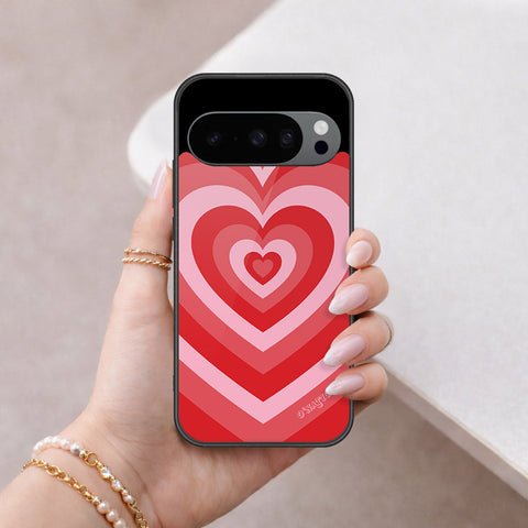 Google Pixel 9 Pro XL Cover - O'Nation Heartbeat Series - HQ Ultra Shine Premium Infinity Glass Soft Silicon Borders Case