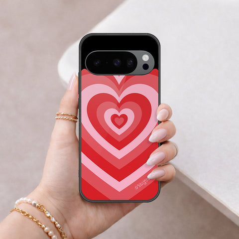 Google Pixel 9 Pro Cover - O'Nation Heartbeat Series - HQ Ultra Shine Premium Infinity Glass Soft Silicon Borders Case