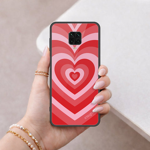 Xiaomi Redmi Note 9S Cover - O'Nation Heartbeat Series - HQ Ultra Shine Premium Infinity Glass Soft Silicon Borders Case