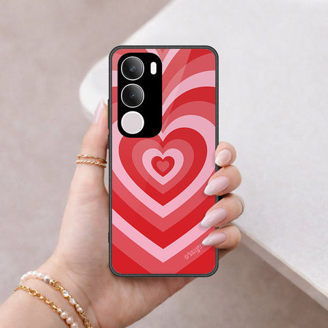 Vivo Y19s Cover - O'Nation Heartbeat Series - HQ Ultra Shine Premium Infinity Glass Soft Silicon Borders Case