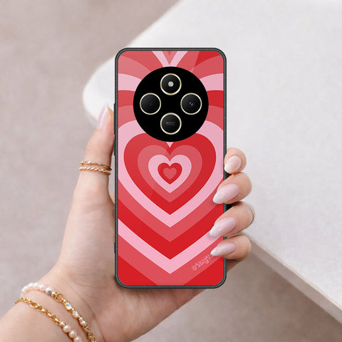 Xiaomi Poco C75 Cover - O'Nation Heartbeat Series - HQ Ultra Shine Premium Infinity Glass Soft Silicon Borders Case