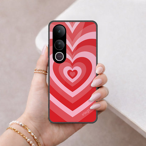 Vivo V50 Lite Cover - O'Nation Heartbeat Series - HQ Ultra Shine Premium Infinity Glass Soft Silicon Borders Case