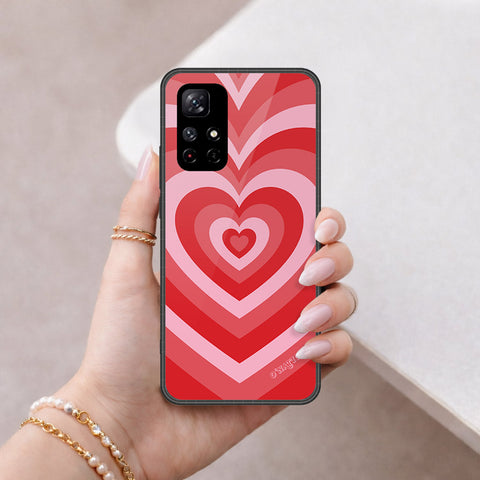 Xiaomi Redmi Note 11S 5G Cover - O'Nation Heartbeat Series - HQ Ultra Shine Premium Infinity Glass Soft Silicon Borders Case