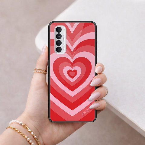 Oppo Reno 4 Pro Cover - O'Nation Heartbeat Series - HQ Ultra Shine Premium Infinity Glass Soft Silicon Borders Case