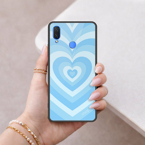 Huawei Honor 8C Cover - O'Nation Heartbeat Series - HQ Ultra Shine Premium Infinity Glass Soft Silicon Borders Case