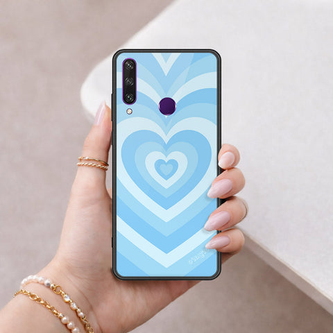 Huawei Y6p Cover - O'Nation Heartbeat Series - HQ Ultra Shine Premium Infinity Glass Soft Silicon Borders Case