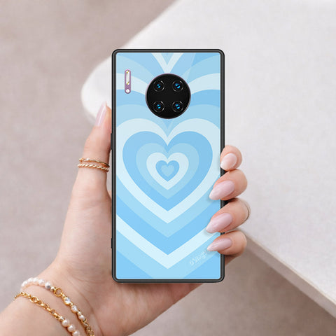 Huawei Mate 30 Pro Cover - O'Nation Heartbeat Series - HQ Ultra Shine Premium Infinity Glass Soft Silicon Borders Case