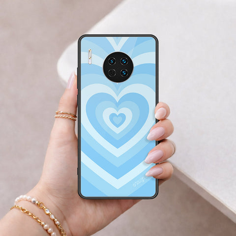 Huawei Mate 30 Cover - O'Nation Heartbeat Series - HQ Ultra Shine Premium Infinity Glass Soft Silicon Borders Case