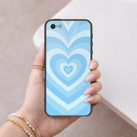 iPhone SE / 5s / 5 - O'Nation Heartbeat Series - HQ Ultra Shine Premium Infinity Glass Soft Silicon Borders Case