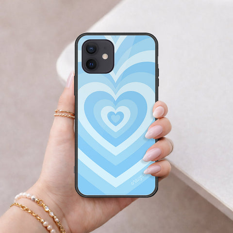 iPhone 12 Mini Cover - O'Nation Heartbeat Series - HQ Ultra Shine Premium Infinity Glass Soft Silicon Borders Case