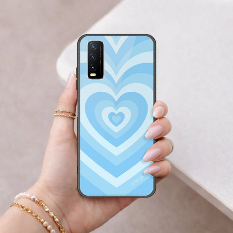 Vivo Y20 Cover - O'Nation Heartbeat Series - HQ Ultra Shine Premium Infinity Glass Soft Silicon Borders Case