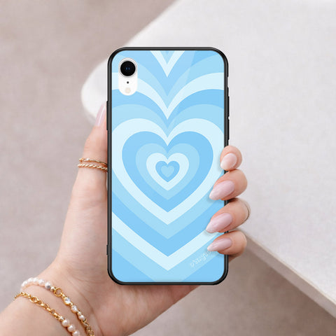 iPhone XR - O'Nation Heartbeat Series - HQ Ultra Shine Premium Infinity Glass Soft Silicon Borders Case