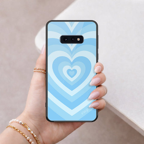 Samsung Galaxy S10e Cover - O'Nation Heartbeat Series - HQ Ultra Shine Premium Infinity Glass Soft Silicon Borders Case