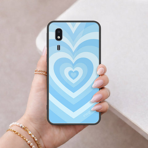 Samsung Galaxy A2 Core Cover - O'Nation Heartbeat Series - HQ Ultra Shine Premium Infinity Glass Soft Silicon Borders Case