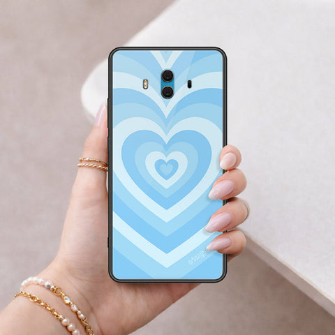Huawei Mate 10 Cover - O'Nation Heartbeat Series - HQ Ultra Shine Premium Infinity Glass Soft Silicon Borders Case