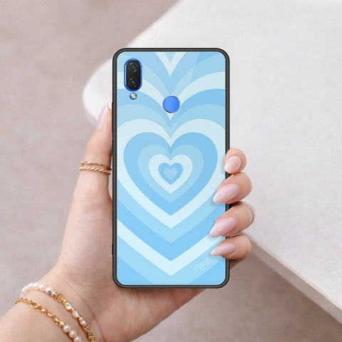Huawei P Smart Plus Cover - O'Nation Heartbeat Series - HQ Ultra Shine Premium Infinity Glass Soft Silicon Borders Case