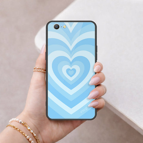 Oppo A39 Cover - O'Nation Heartbeat Series - HQ Ultra Shine Premium Infinity Glass Soft Silicon Borders Case