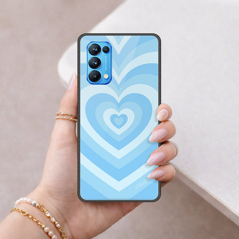 Oppo Reno 5 Pro 5G Cover - O'Nation Heartbeat Series - HQ Ultra Shine Premium Infinity Glass Soft Silicon Borders Case