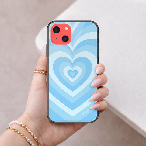 iPhone 13 Mini Cover - O'Nation Heartbeat Series - HQ Ultra Shine Premium Infinity Glass Soft Silicon Borders Case