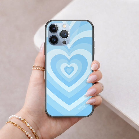 iPhone 13 Pro Max Cover - O'Nation Heartbeat Series - HQ Ultra Shine Premium Infinity Glass Soft Silicon Borders Case