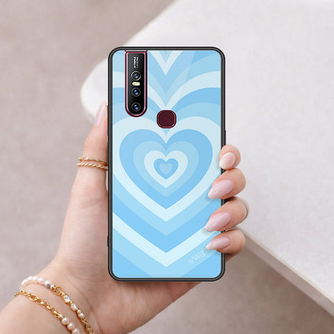 Vivo V15 Cover - O'Nation Heartbeat Series - HQ Ultra Shine Premium Infinity Glass Soft Silicon Borders Case