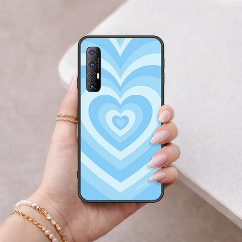 Oppo Reno 3 Pro Cover - O'Nation Heartbeat Series - HQ Ultra Shine Premium Infinity Glass Soft Silicon Borders Case