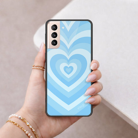Samsung Galaxy S21 FE 5G Cover - O'Nation Heartbeat Series - HQ Ultra Shine Premium Infinity Glass Soft Silicon Borders Case