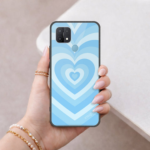 Oppo A15 Cover - O'Nation Heartbeat Series - HQ Ultra Shine Premium Infinity Glass Soft Silicon Borders Case