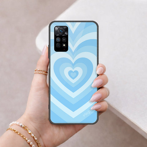 Xiaomi Redmi Note 11 Pro Cover - O'Nation Heartbeat Series - HQ Ultra Shine Premium Infinity Glass Soft Silicon Borders Case