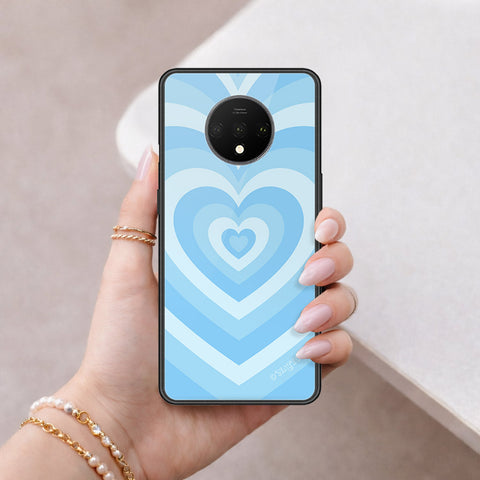 OnePlus 7T Cover - O'Nation Heartbeat Series - HQ Ultra Shine Premium Infinity Glass Soft Silicon Borders Case