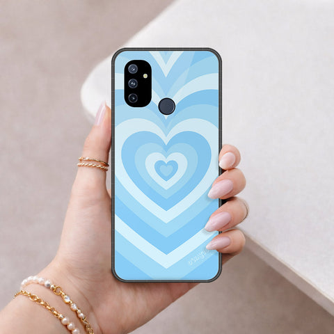 OnePlus Nord N100 Cover - O'Nation Heartbeat Series - HQ Ultra Shine Premium Infinity Glass Soft Silicon Borders Case