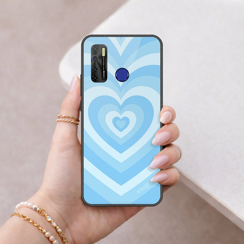 Infinix Hot 9 Pro Cover - O'Nation Heartbeat Series - HQ Ultra Shine Premium Infinity Glass Soft Silicon Borders Case