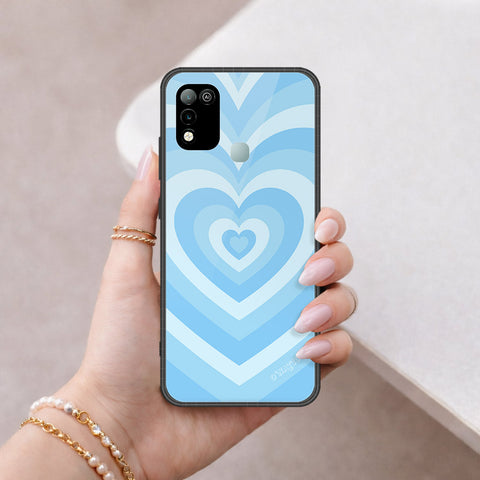 Infinix Hot 10 Play Cover - O'Nation Heartbeat Series - HQ Ultra Shine Premium Infinity Glass Soft Silicon Borders Case