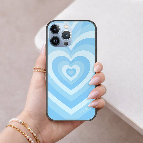 iPhone 14 Pro Max Cover - O'Nation Heartbeat Series - HQ Ultra Shine Premium Infinity Glass Soft Silicon Borders Case