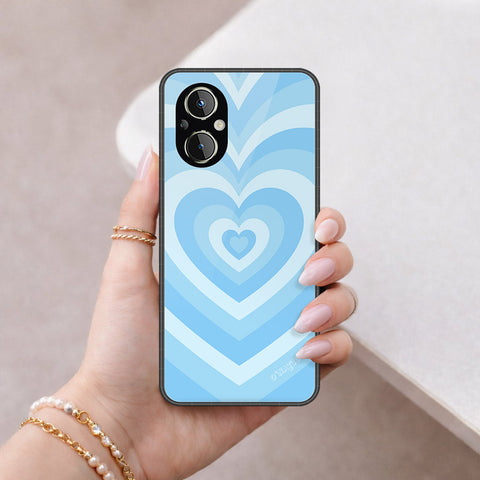 Oppo Reno 7 Lite Cover - O'Nation Heartbeat Series - HQ Ultra Shine Premium Infinity Glass Soft Silicon Borders Case