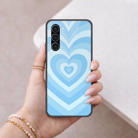Samsung Galaxy S23 5G Cover - O'Nation Heartbeat Series - HQ Ultra Shine Premium Infinity Glass Soft Silicon Borders Case