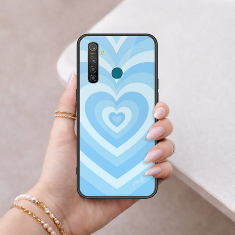 Realme 5 Pro Cover - O'Nation Heartbeat Series - HQ Ultra Shine Premium Infinity Glass Soft Silicon Borders Case