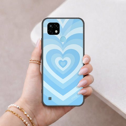 Realme C21 Cover - O'Nation Heartbeat Series - HQ Ultra Shine Premium Infinity Glass Soft Silicon Borders Case