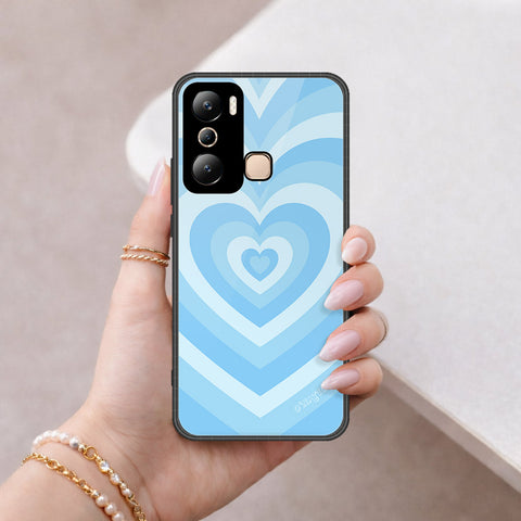 Infinix Hot 20i Cover - O'Nation Heartbeat Series - HQ Ultra Shine Premium Infinity Glass Soft Silicon Borders Case