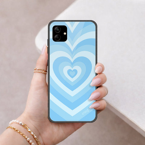 Samsung Galaxy F04 Cover - O'Nation Heartbeat Series - HQ Ultra Shine Premium Infinity Glass Soft Silicon Borders Case
