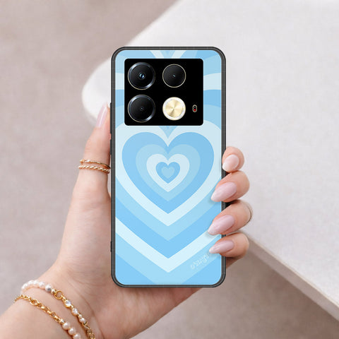 Infinix Note 40S Cover - O'Nation Heartbeat Series - HQ Ultra Shine Premium Infinity Glass Soft Silicon Borders Case