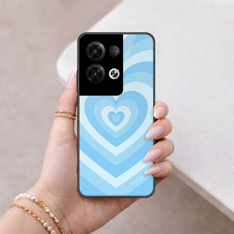Oppo Reno 8 Pro  Cover - O'Nation Heartbeat Series - HQ Ultra Shine Premium Infinity Glass Soft Silicon Borders Case