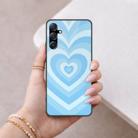 Samsung Galaxy M34 5G Cover - O'Nation Heartbeat Series - HQ Ultra Shine Premium Infinity Glass Soft Silicon Borders Case